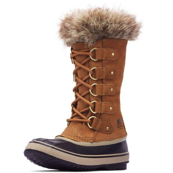 Sorel Joan Of Arctic Womens Waterproof Suede Boots Camel Black 8.5 NWT MSRP 240 - Picture 4 of 8